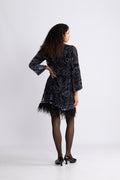 Deborah Dress Silk Blend - Black