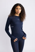 Performance Wool Long Sleeve - Navy