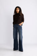 Light Knit Logo Sweater - Chicory Coffee