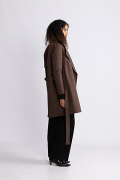 Yr Coat - Chocolate Brown