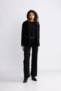 Luca Jacket - Black Cashmere Blend