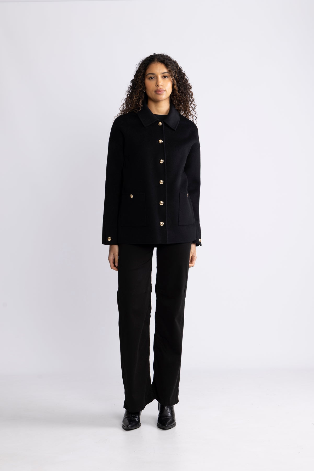 Luca Jacket - Black Cashmere Blend