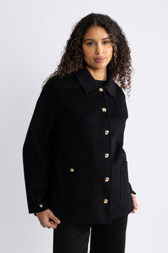 Luca Jacket - Black Cashmere Blend