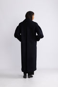 Peacoat Wool Long Coat - Sky Captain