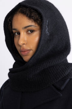 Soft Wool Balaclava - Black