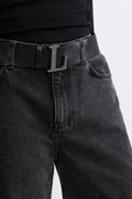 L-Belt - Black W/Silver