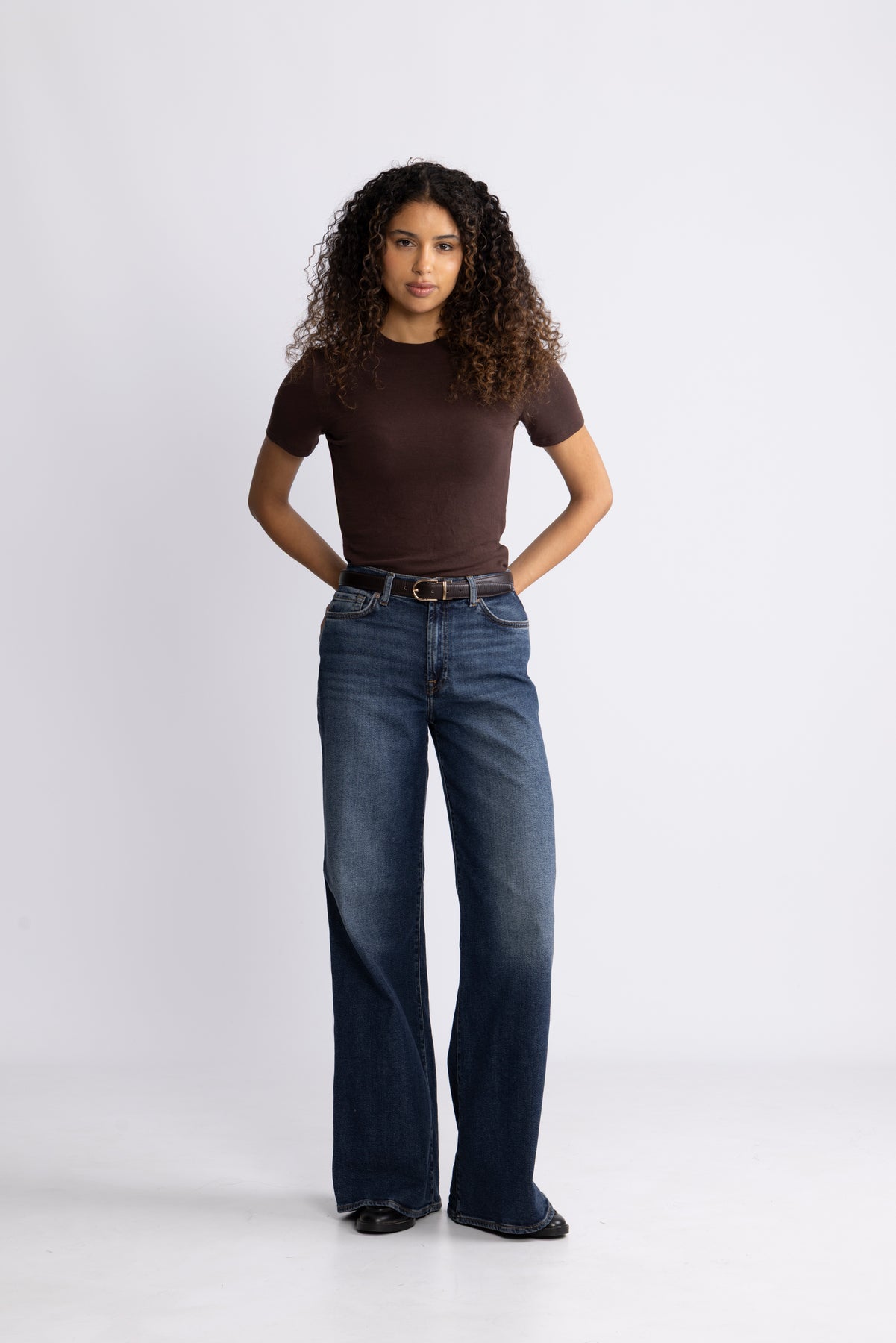 Lidie Ss Top - Chocolate