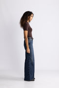 Lidie Ss Top - Chocolate