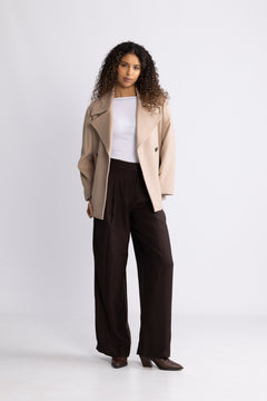 Cashmere Light Anke Short - Light Camel