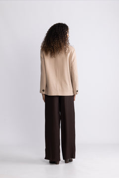 Cashmere Light Anke Short - Light Camel
