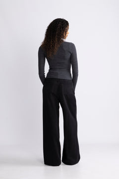 Fine Merino Jacquard Polo - Paloma