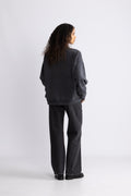 Miles Sweatshirt Anine Bing Leopard - Washed Black