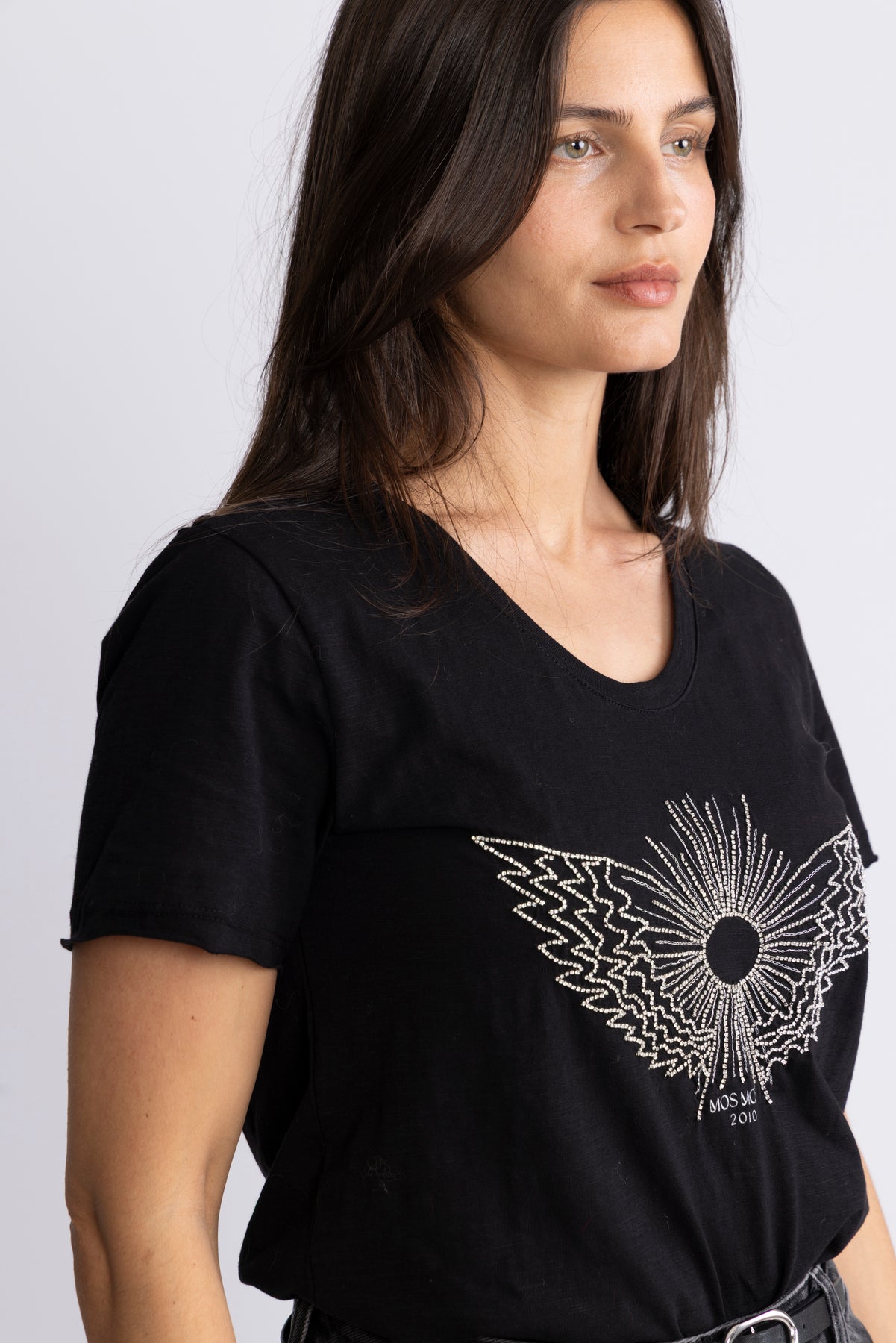 Gethi O-Ss Glam Tee - Black
