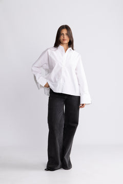 Natalia Zenika Boxy Shirt - Bright White