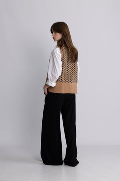 Logo Vest - Beige