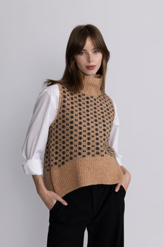 Logo Vest - Beige