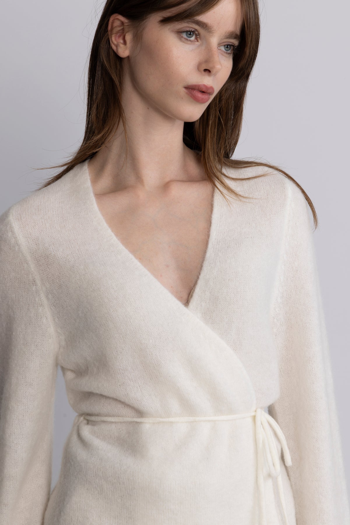 Miabelle Hope Wrap Cardigan - Egret