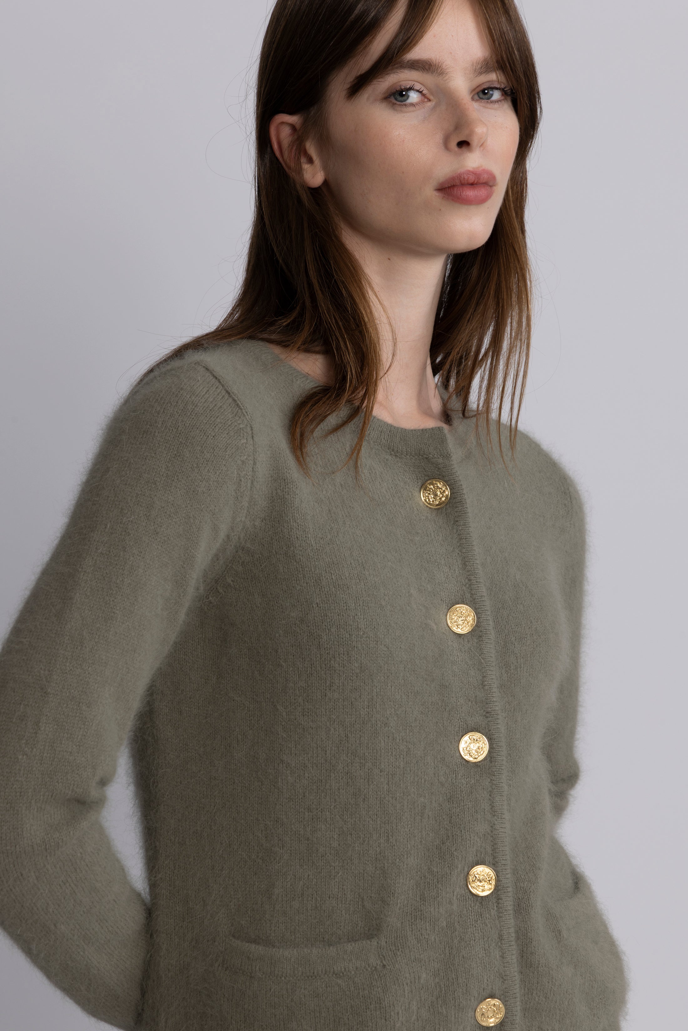 Ashley Cardigan - Oliven