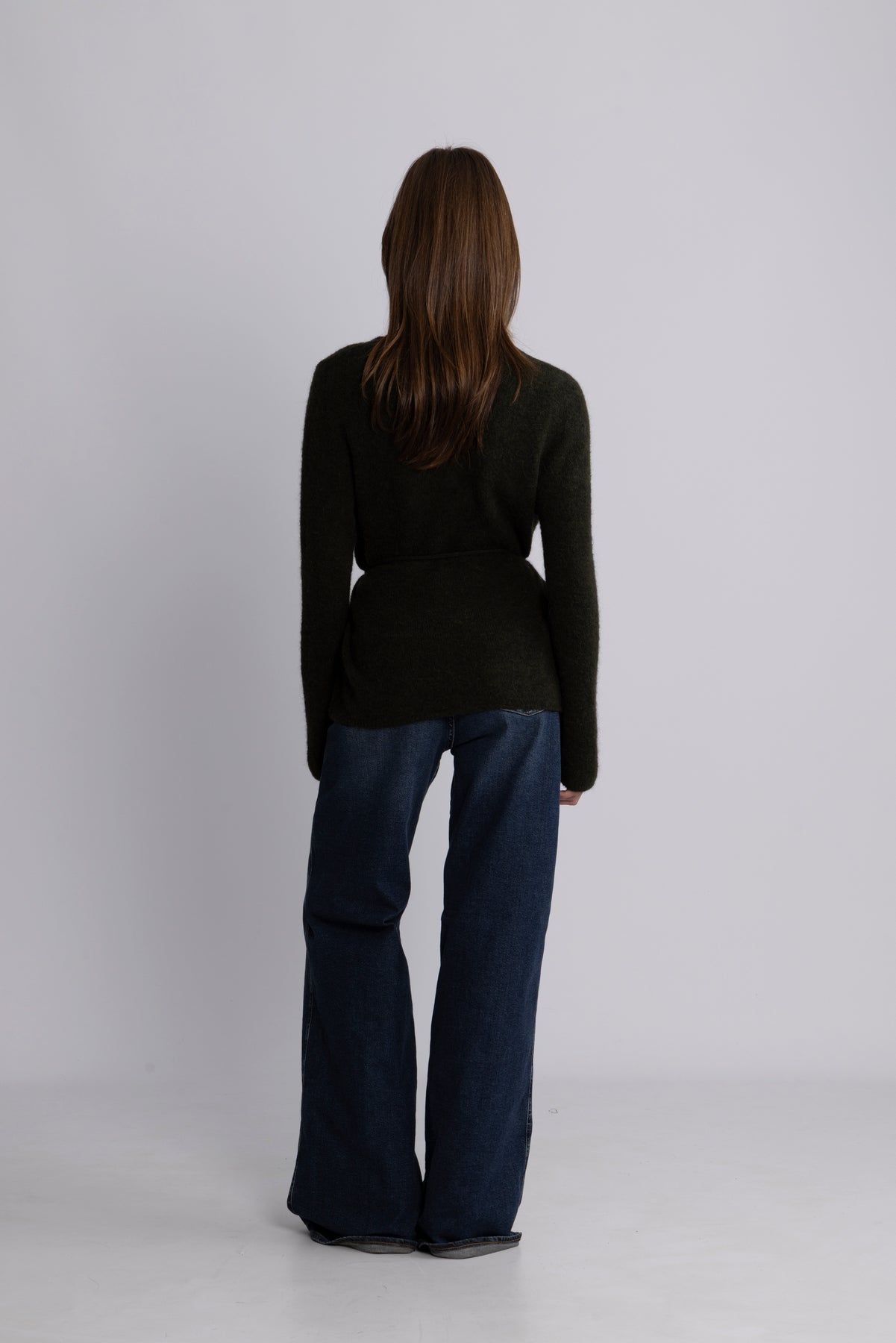 Miabelle Hope Wrap Cardigan - Rosin Melange