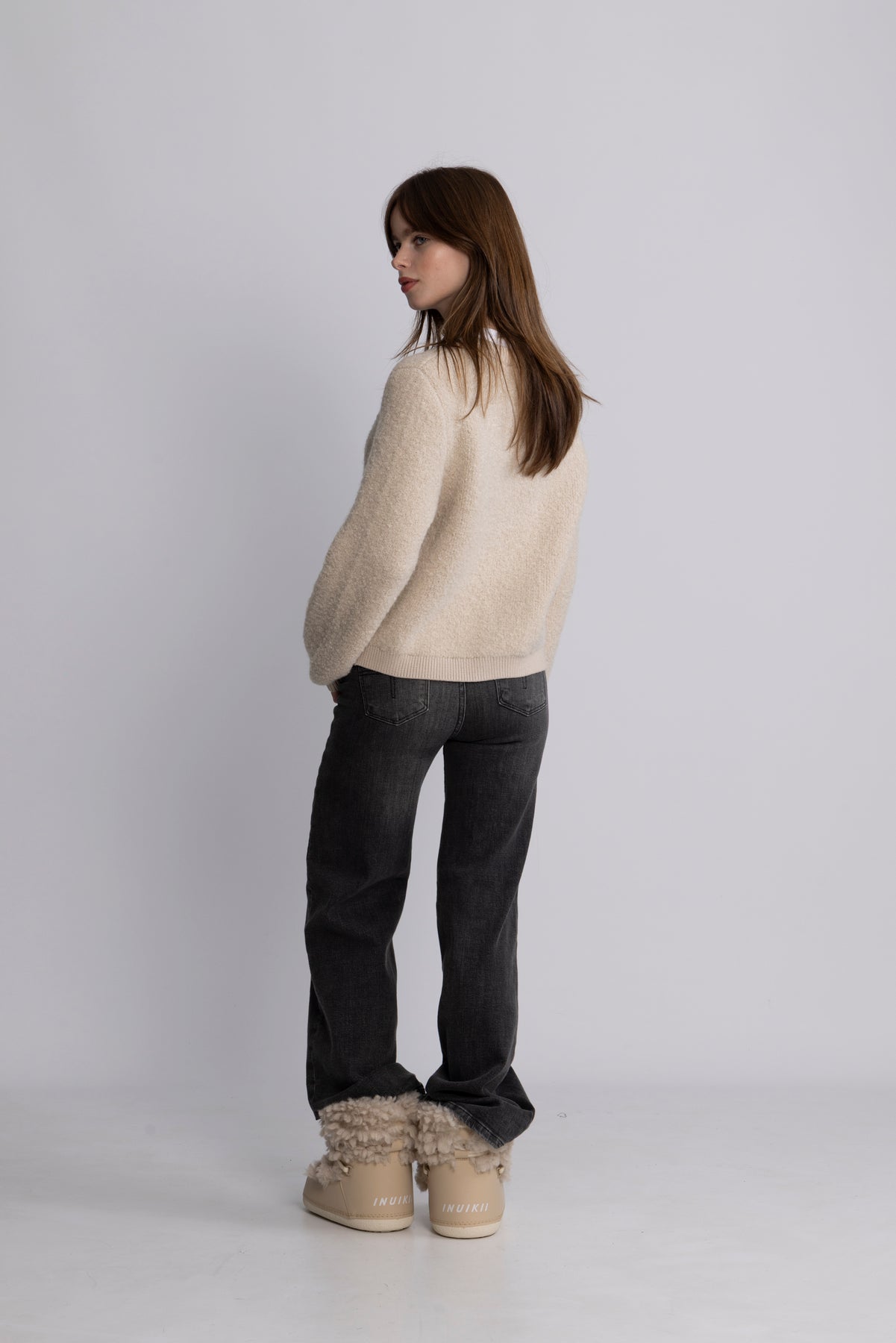 Nerida Knit Jacket - Oatmeal