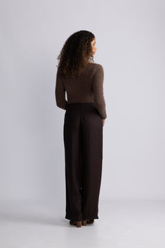 Matilda Alpaca Cardigan - Cocoa
