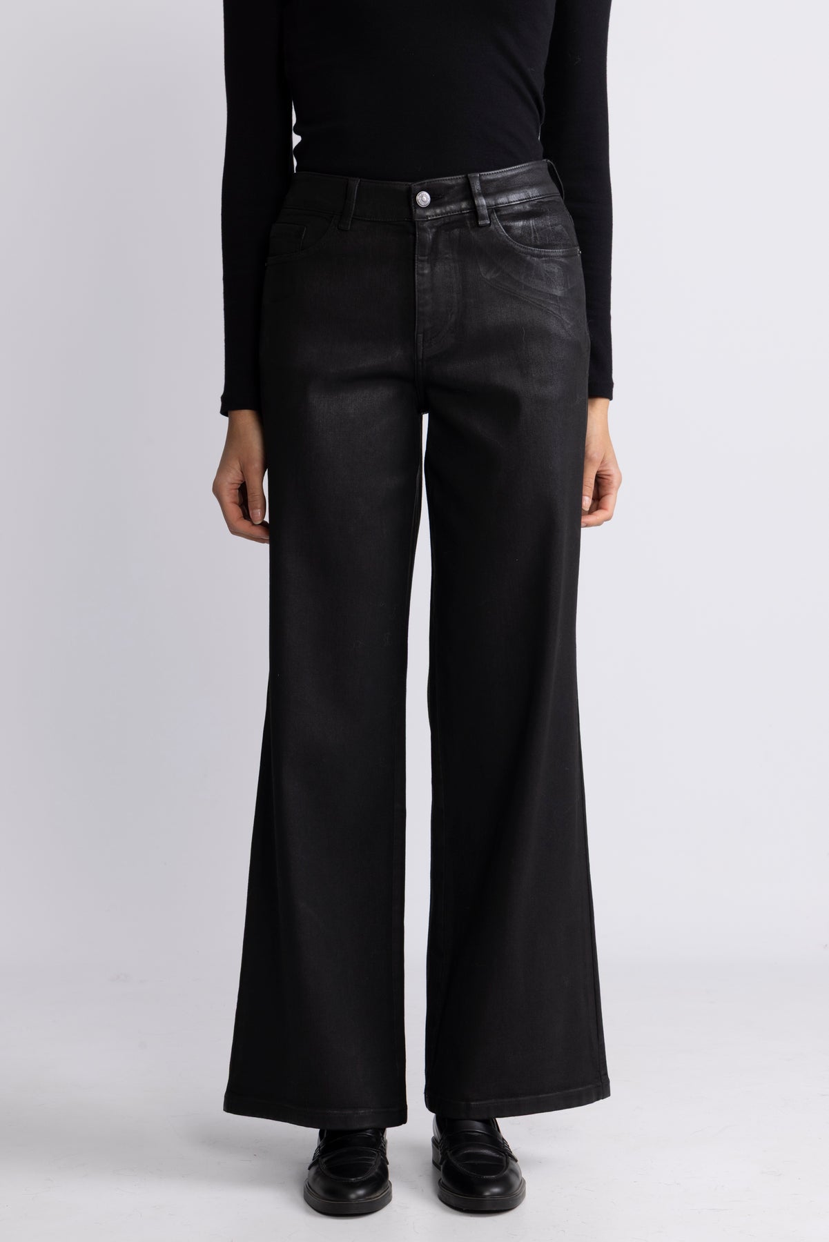 Dara Coated Pant - Black