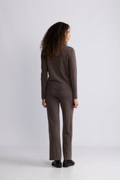 Thea Hanni Ls Knit T-Neck - Delicioso