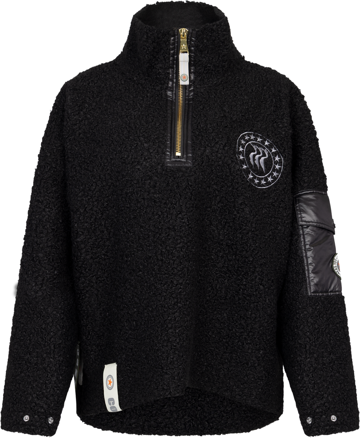 Nini Half Zip - Black