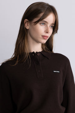 Slinky Knit Polo - Molé