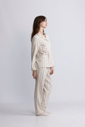 Flannel Pajama Set Gift Box - Cream