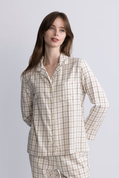 Flannel Pajama Set Gift Box - Cream