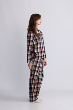 Flannel Pajama Set Gift Box - Ruby Red
