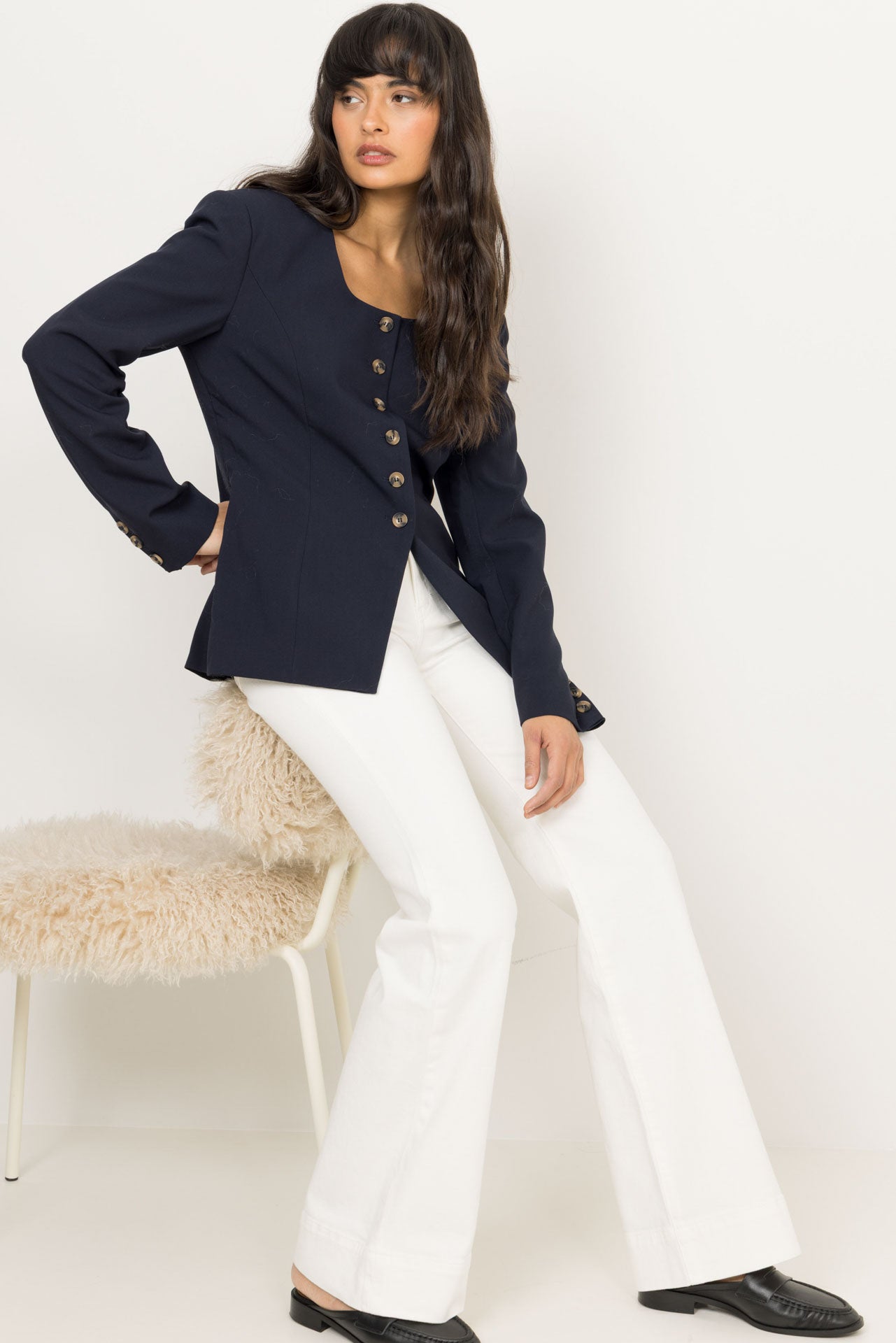 St Monica Low - Natural White