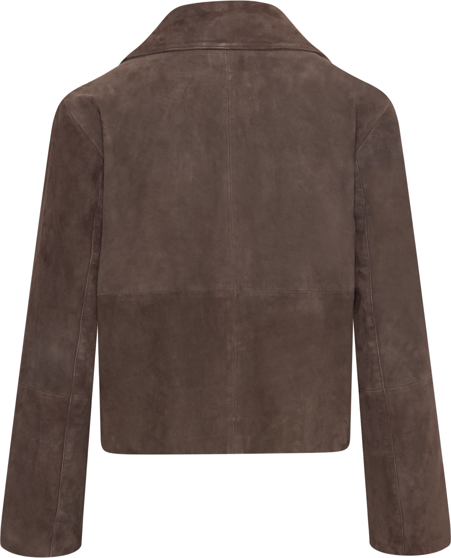 Ruth Suede Leather Jacket - Brown