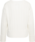 Catherine Cotton Cable Sweater - Cream