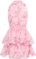 Idun Wave Dress - Pink Floral