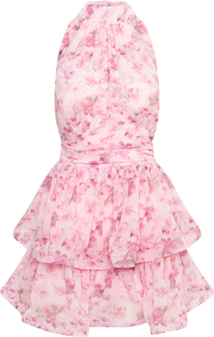 Idun Wave Dress - Pink Floral