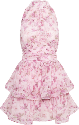 Idun Wave Dress - Pink Floral