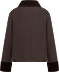 Fiona Country Solid Jacket - Brown