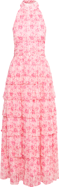 Ingalu Watercolor Dress - Pink