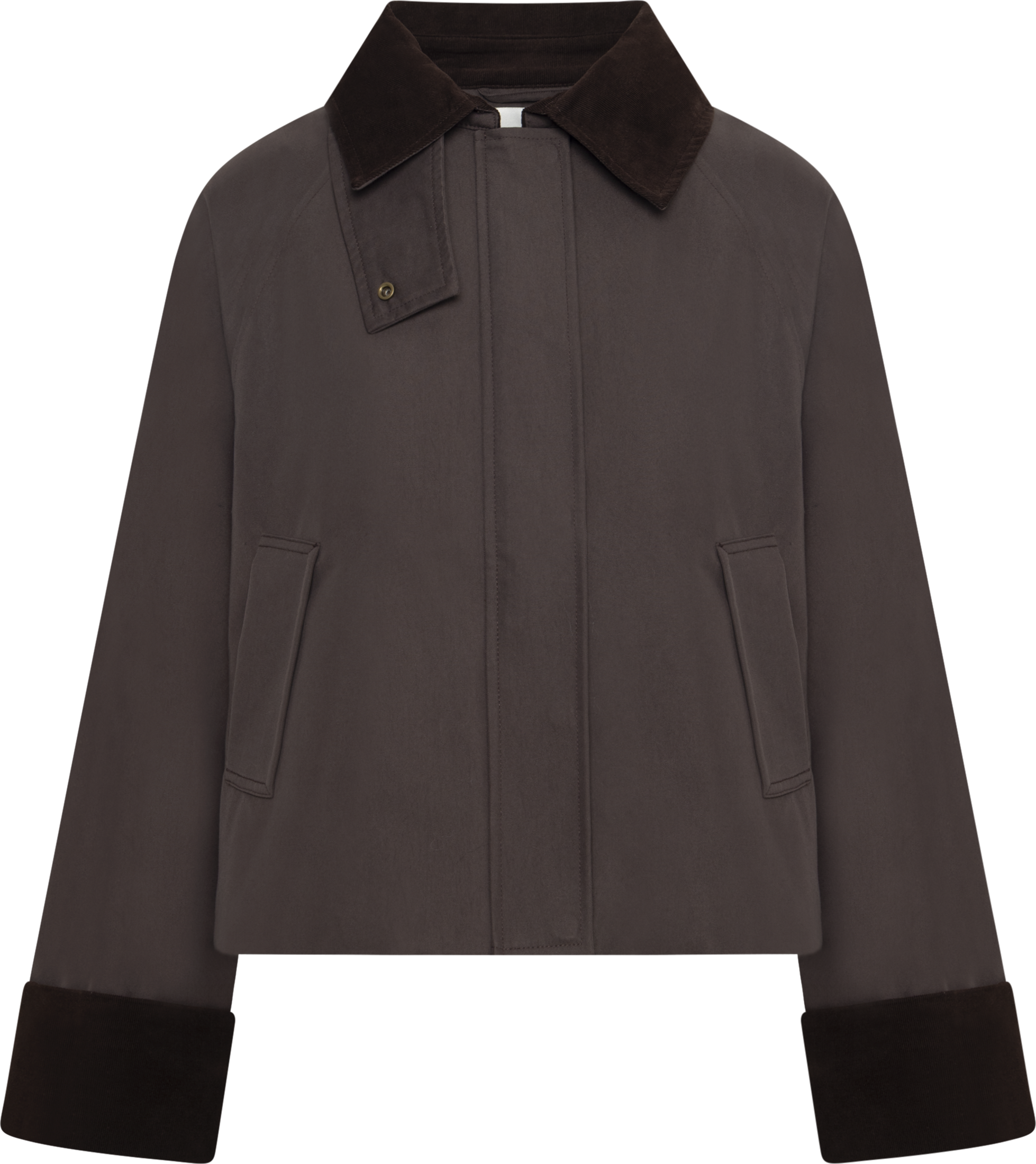 Fiona Country Solid Jacket - Brown