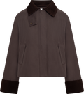 Fiona Country Solid Jacket - Brown