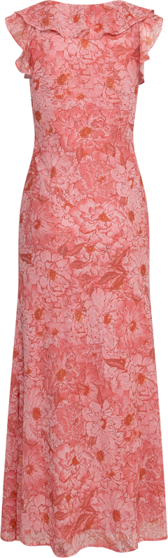 Adelia Chiffon Maxi Dress - Pink