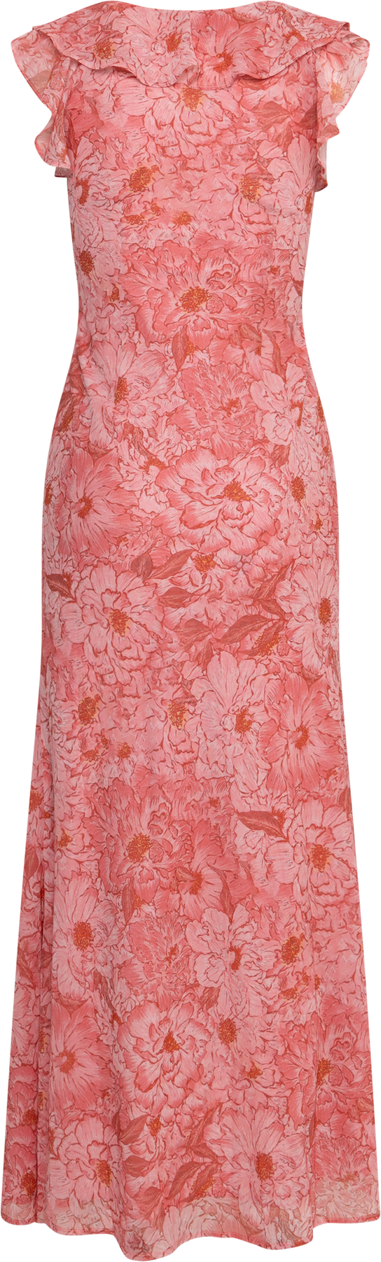 Adelia Chiffon Maxi Dress - Pink