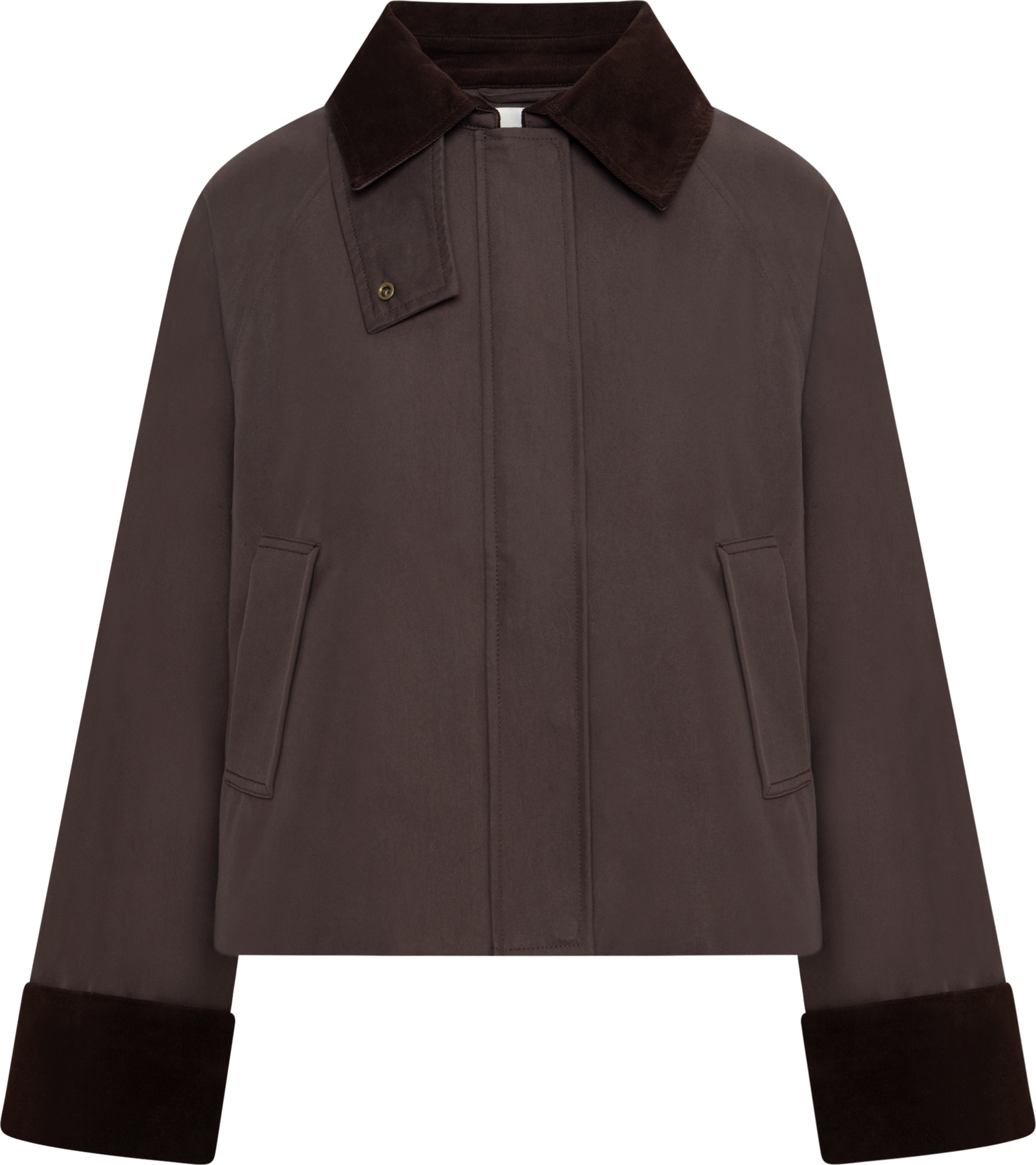 Fiona Country Solid Jacket - Brown