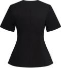 Elida Linen Blazer - Black