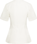 Elida Linen Blazer - White