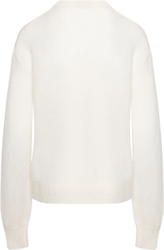 Bouveti Mohair Knit Sweater - Off White