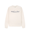 Wellness Club Mc Emboirdered Crewneck - Cream