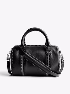 XS Sunny Grained Leather + Stu - Noir
